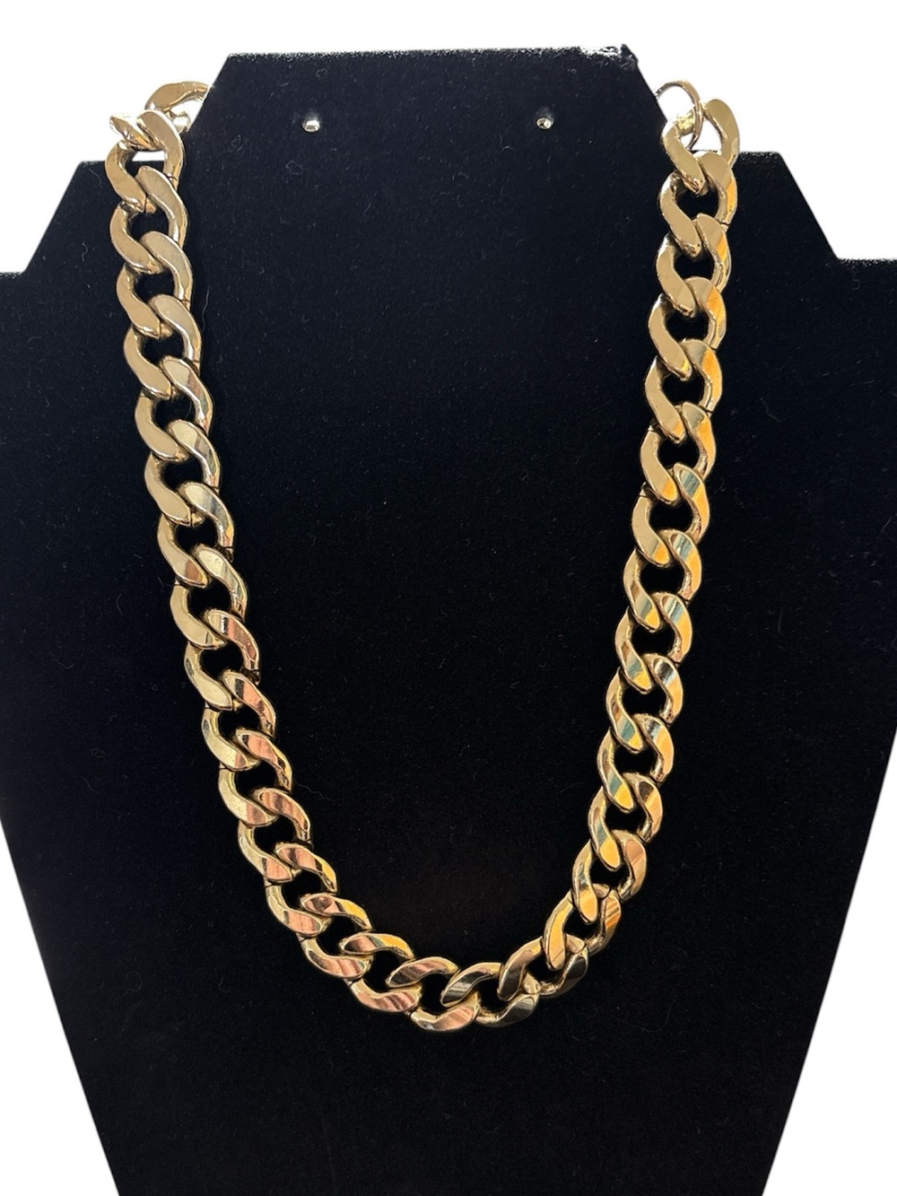 Gold Chunky Chain Link Necklace - Unisex